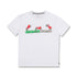 T-shirt bianca da bambino con logo sul petto Ducati Corse T-Bargellino, Abbigliamento Sport, SKU a762000052, Immagine 0